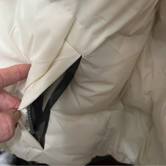 Mens FourLaps Reversible Polar Quilted Sherpa Jacket Thyme / White M Runs L - Picture 4 of 13